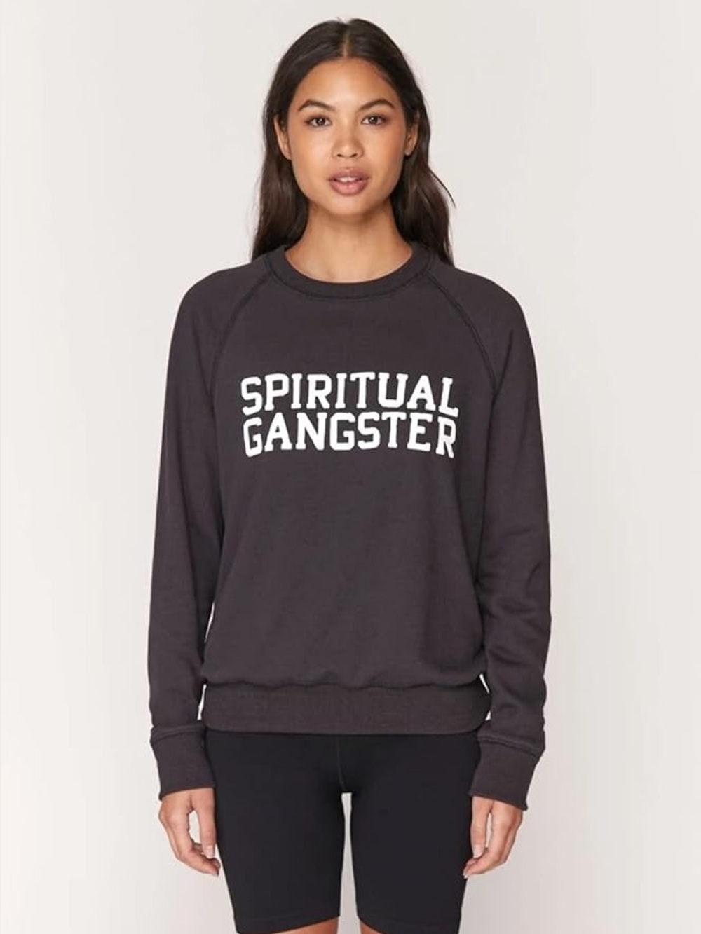 Spiritual Gangster Varsity Old School Sweatshirt sz S - Picture 3 of 5